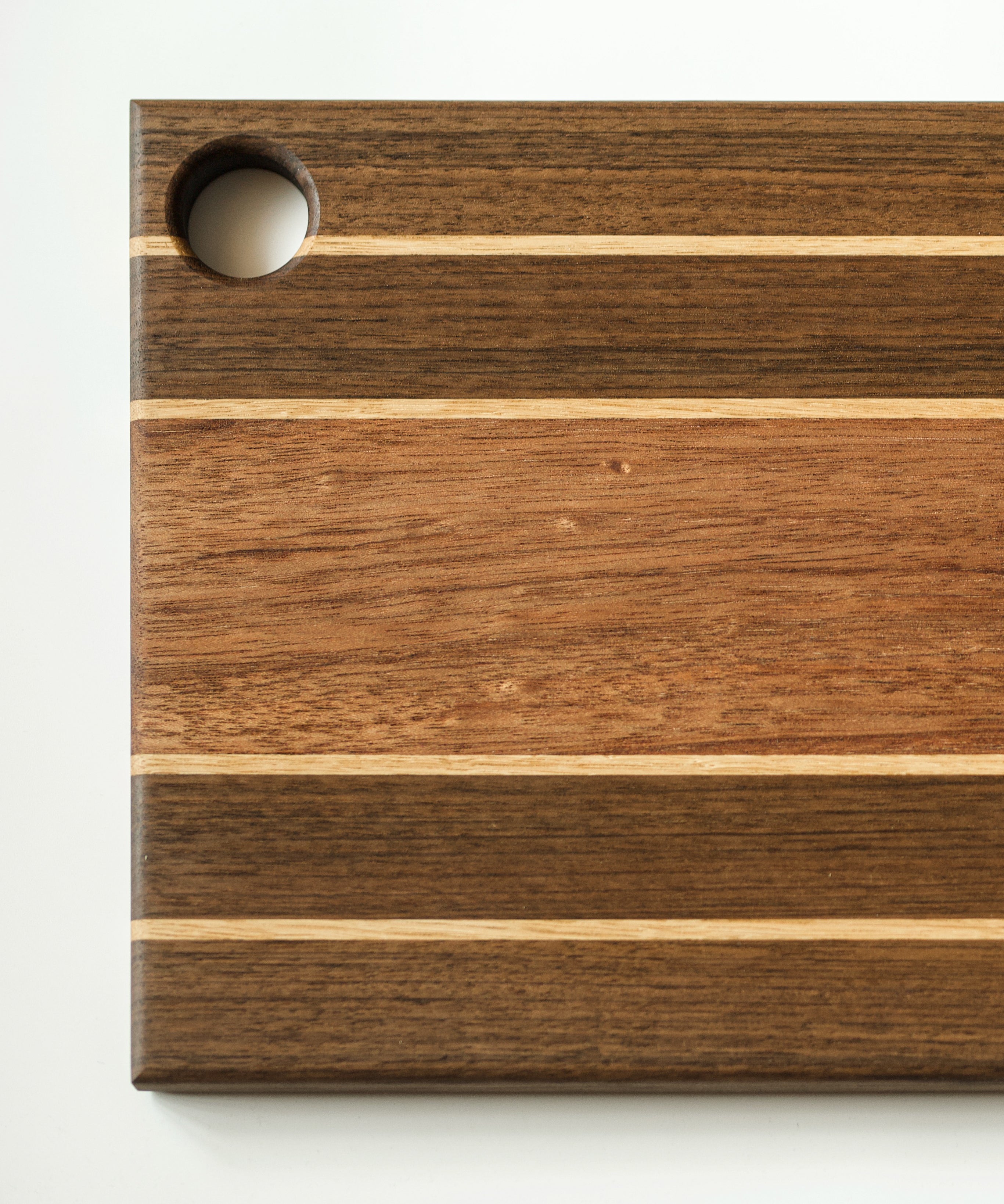 Brett aus Eiche, Walnuss, Bubinga 59x29
