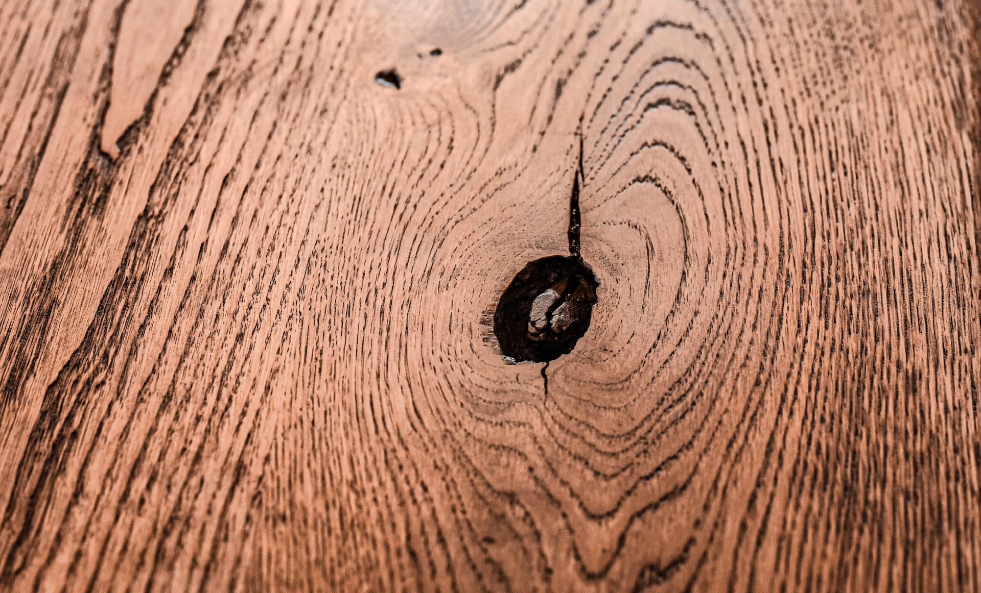 Naturholztisch aus Eiche